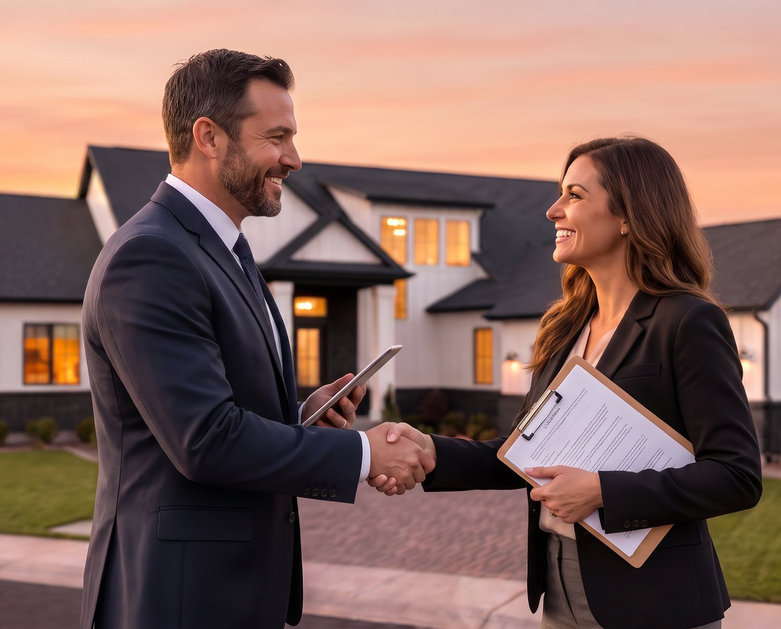 A Mace Agencies referral partner meeting with clients